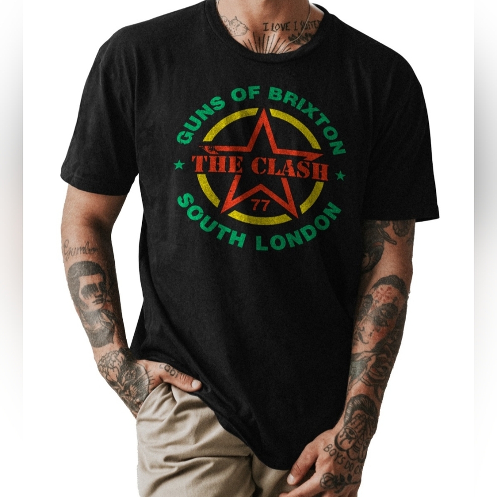 The Clash "Guns of Brixton" Band Tee (2021), NWOT